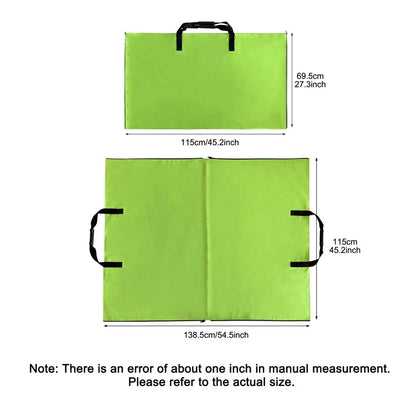 Leaf Collection Bag Garden Waste Organizer Foldable Oxford Cloth Storage Bag