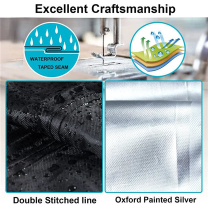 15FT Round Swimming Pool Cover 210D Oxford Cloth Solar Cover for Above Ground Pools