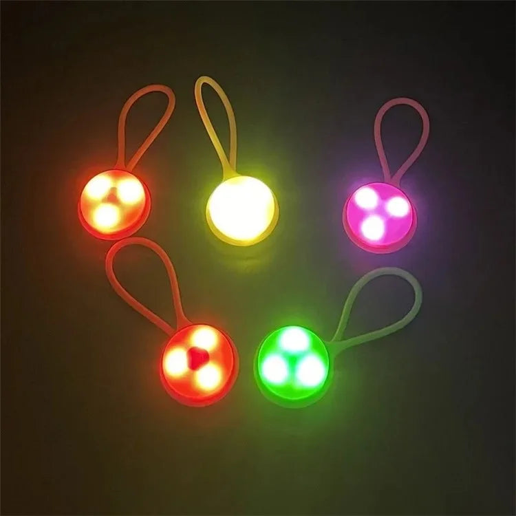 Backpack Hanging Mini Silicone LED Light Reflector Pendant for Night Walking