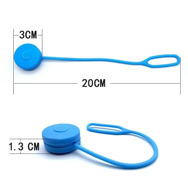 Backpack Hanging Mini Silicone LED Light Reflector Pendant for Night Walking