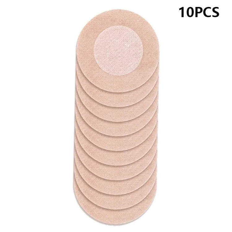 5 Pairs Men Disposable Nipple Covers Invisible PU Nipple Chafing Solution Pasties for Sports