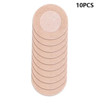 5 Pairs Men Disposable Nipple Covers Invisible PU Nipple Chafing Solution Pasties for Sports