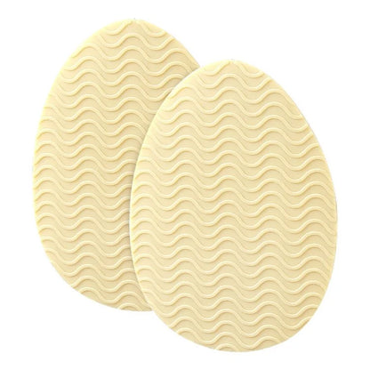 Wave Design Self-Adhesive High Heel Sole Protector Sticker Noise Reduction Silicone Forefoot Pad