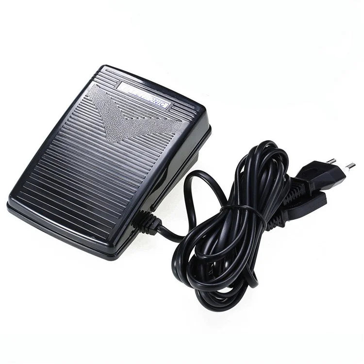 Sewing Machine Speed Controller Plastic Foot Control Pedal with EU Plug Power Cord