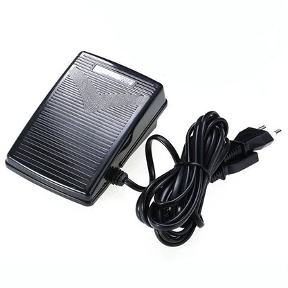 Sewing Machine Speed Controller Plastic Foot Control Pedal with EU Plug Power Cord