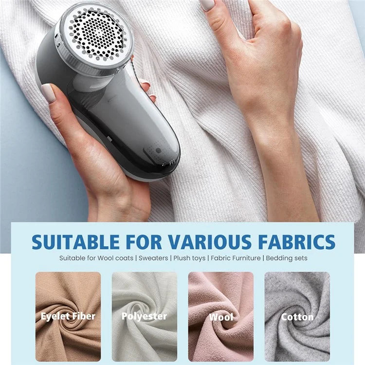 6-leaf Blades Fabric Shaver Electric Lint Remover for Clothing / Couch / Furniture