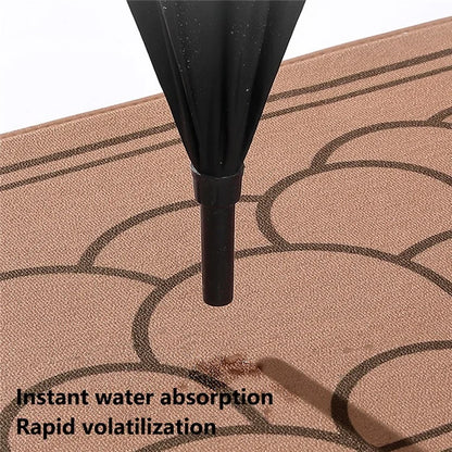 50x80cm Non-Slip Doormat Dustproof Carpet Water Absorbent Square Entryway Rug