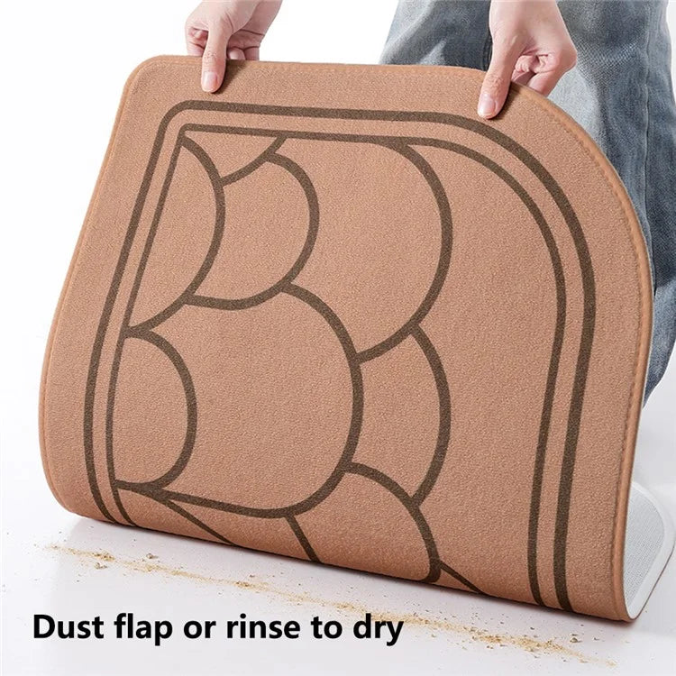 50x80cm Non-Slip Doormat Dustproof Carpet Water Absorbent Square Entryway Rug