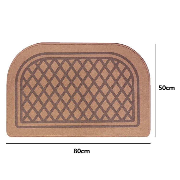 50x80cm Non-Slip Doormat Dustproof Carpet Water Absorbent Square Entryway Rug
