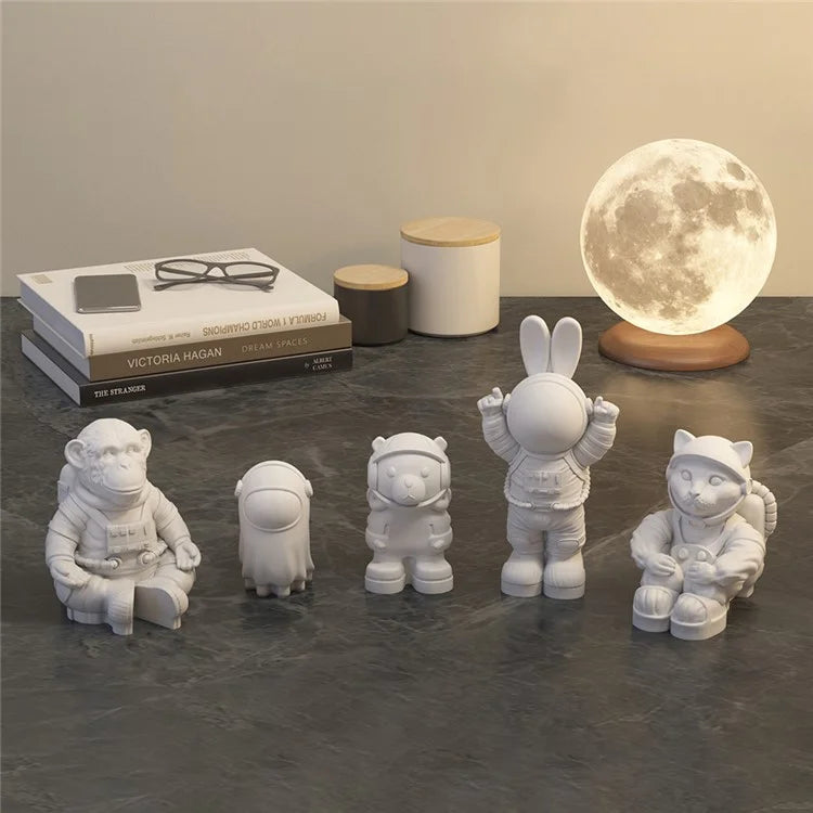 A101C- 8 Space Rabbit Shape DIY Silicone Fondant Mold Cake Decorating Tool (BPA Free, No FDA)