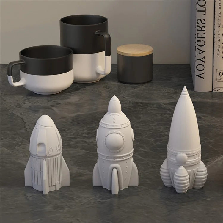 A101C-7 Space Cat Shape DIY Silicone Fondant Mold Cake Decorating Tool (BPA Free, No FDA)