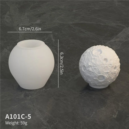 A101C-5 Planet Shape DIY Silicone Fondant Mold Cake Decorating Tool (BPA Free, No FDA)