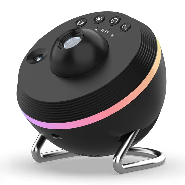 TKQ01 LED Projection Lamp 1 / 2H Timing Rotatable Space Ball Projector Meteor Galaxy Ceiling Night Light