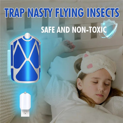4Pcs Flying Insect Trap Refills for Zevo M364 Plug-In Light Indoor Fruit Fly Refill Cartridge Set