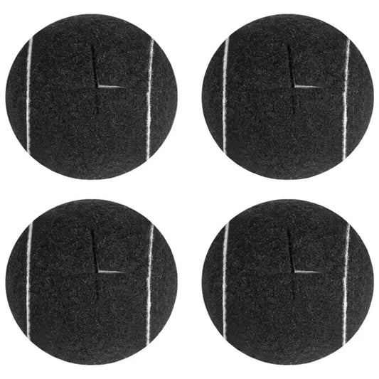 4Pcs Tennis Style Table Chair Foot Cover Cross Opening Anti-Slip Silent Wear-Resistant Stool Foot Pad
