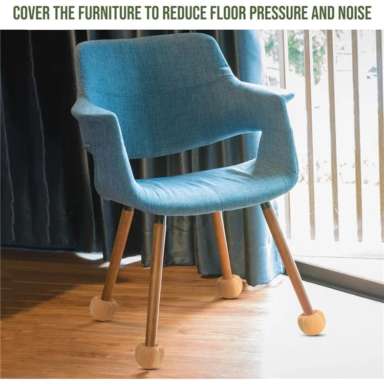 4Pcs Tennis Style Table Chair Foot Cover Cross Opening Anti-Slip Silent Wear-Resistant Stool Foot Pad