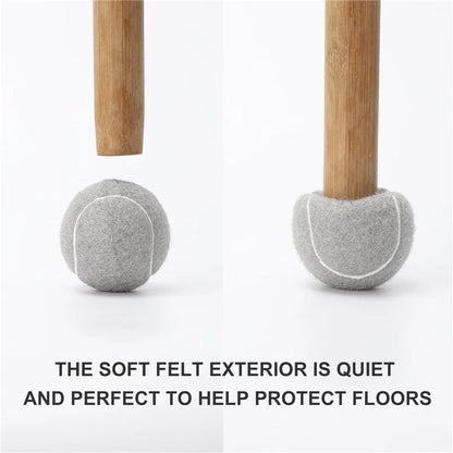 4Pcs Tennis Style Table Chair Foot Cover Cross Opening Anti-Slip Silent Wear-Resistant Stool Foot Pad