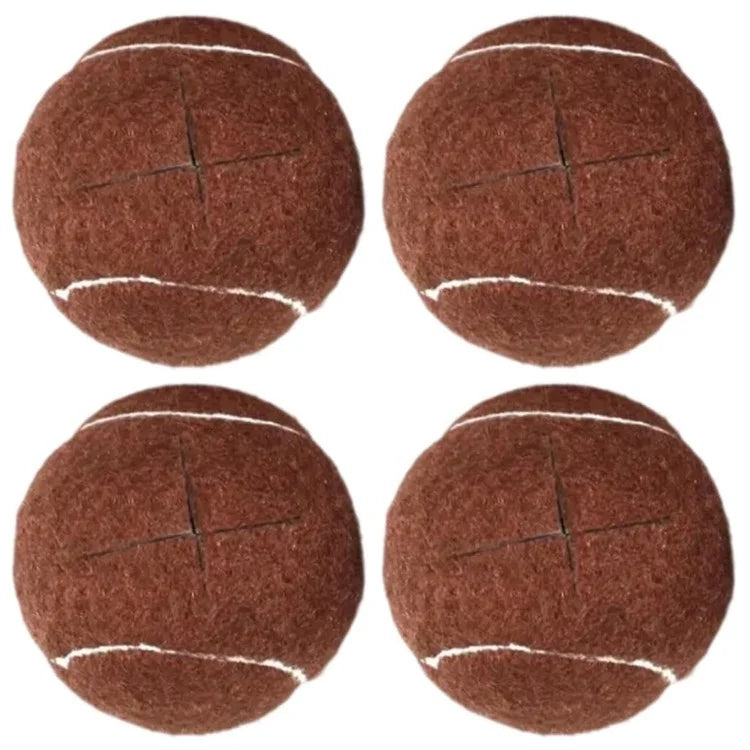 4Pcs Tennis Style Table Chair Foot Cover Cross Opening Anti-Slip Silent Wear-Resistant Stool Foot Pad