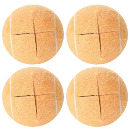4Pcs Tennis Style Table Chair Foot Cover Cross Opening Anti-Slip Silent Wear-Resistant Stool Foot Pad