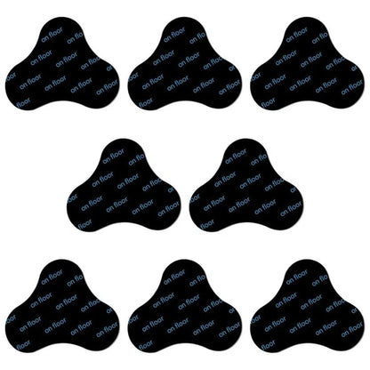 8Pcs 105x85mm Carpet Anti-Skid PU Sticker Floor Mat Anti-Slip Anti-Curling Fixing Stickers