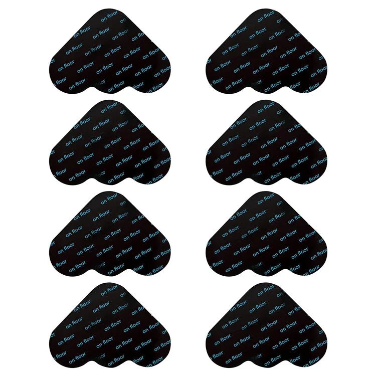 8Pcs 80mmx80mm Cloud Shape Carpet Anti-Skid PU Sticker Floor Mat Anti-Slip Anti-Curling Fixing Stickers