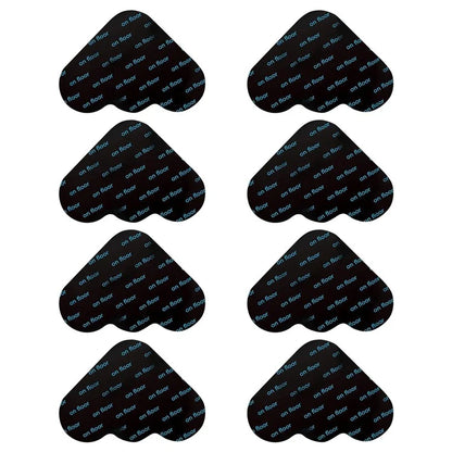 8Pcs 80mmx80mm Cloud Shape Carpet Anti-Skid PU Sticker Floor Mat Anti-Slip Anti-Curling Fixing Stickers
