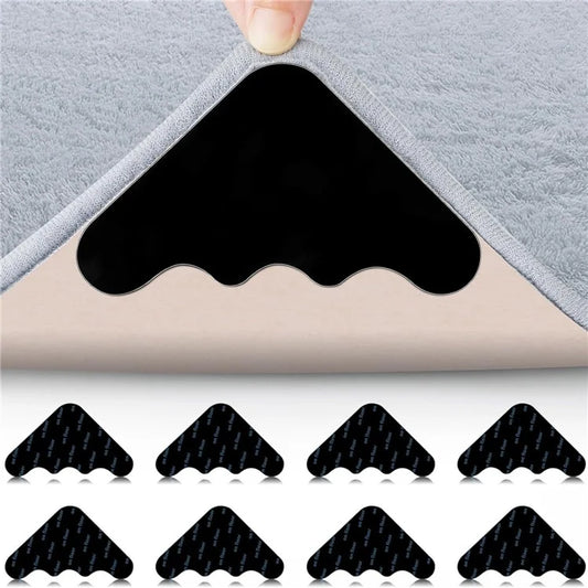 8PCS Rug Pad Grippers Cloud Shaped PU Nano Non Slip Rug Pad Carpet Fixed Sticker, 115mm*85mm