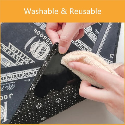 8PCS Rug Pad Grippers Cloud Shaped PU Nano Non Slip Rug Pad Carpet Fixed Sticker, 115mm*85mm