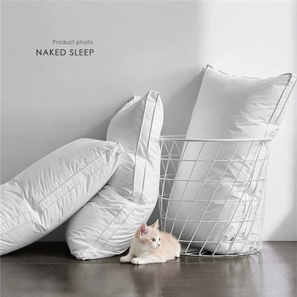 48x74cm Throw Pillow Insert Pure Cotton Cover Medium Pillow Polyester Stuffer Cushion 900g