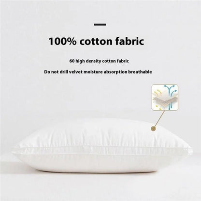 48x74cm Throw Pillow Insert Pure Cotton Cover High Pillow Polyester Stuffer Cushion 1000g