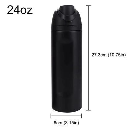 24oz 304 Stainless Steel Water Bottle Portable Thermal Insulation Drinking Cup (BPA-Free, No FDA Certified)
