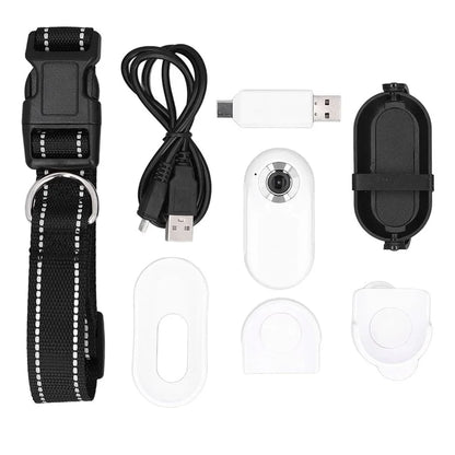 Cat Camera Collar with Video Record Wireless Mini Sport Camera Body Camera for Cat / Dog
