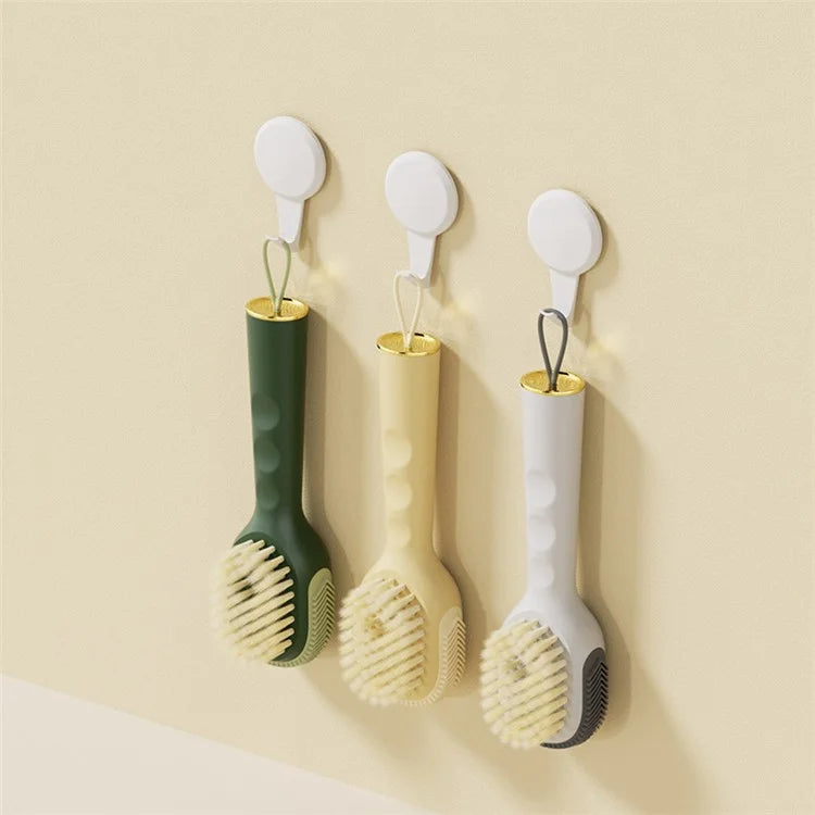 Soft Bristled Liquid Shoe Brush Long Handle Brush Household Cleaning Tool