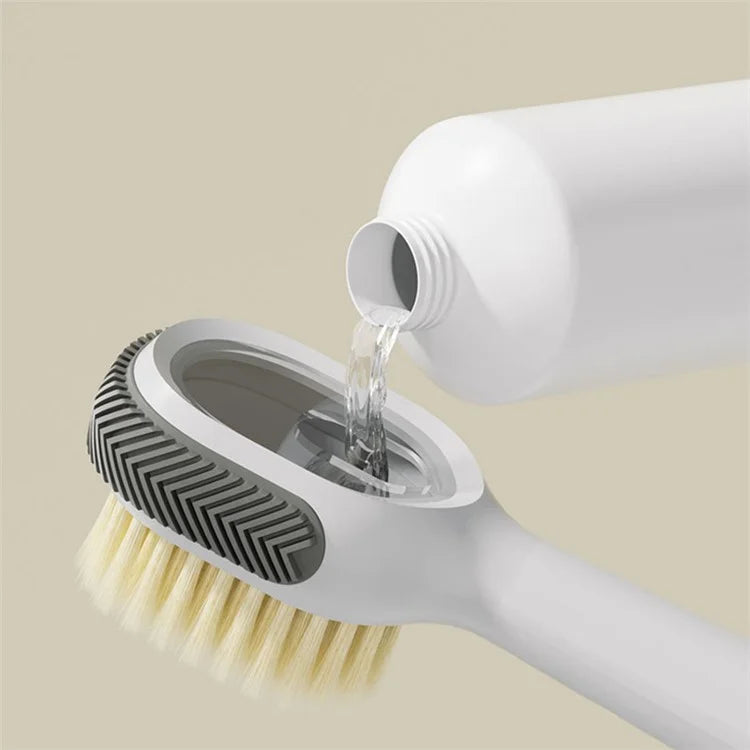 Soft Bristled Liquid Shoe Brush Long Handle Brush Household Cleaning Tool