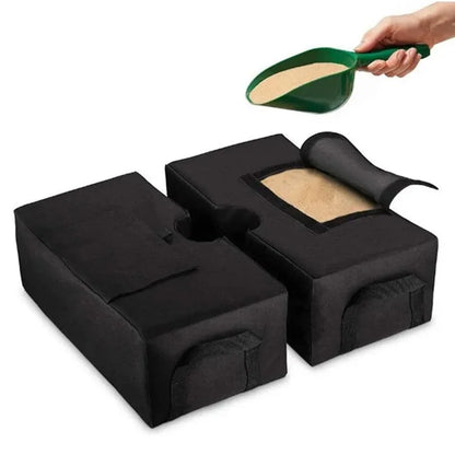 KG0113 Parasol Base Weight Bag Oxford Cloth Square Sand Bag for Outdoor Garden Umbrella Base