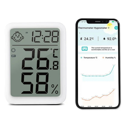 6046B Smart App Digital Display Thermometer Hygrometer Temperature and Humidity Meter with Stand
