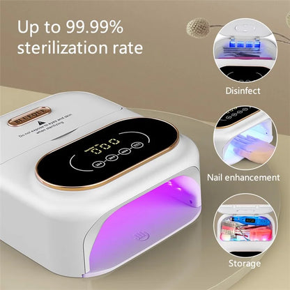 BLUEQUE BQ-V16 UV LED Nail Lamp 148W Gel Polish Dryer Nail Gel Cure Manicure Light