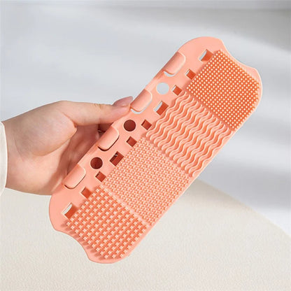 U026 Makeup Brush TRP+PP Storage Box Makeup Egg Puff Cleaning Filter Drying Rack