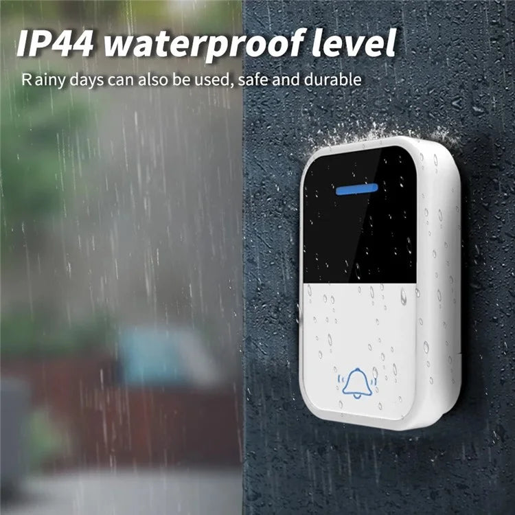 WHM05 EU Plug Wireless Doorbell Self-Powered Remote Control Household Doorbell