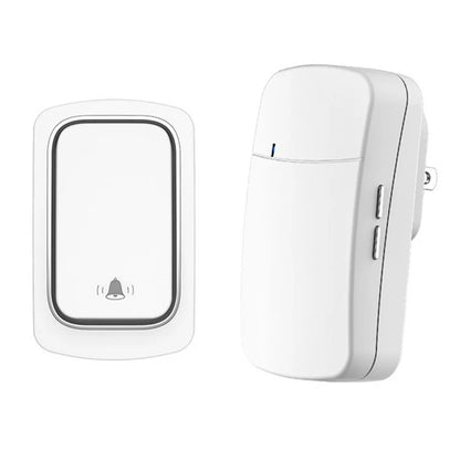 WHM02 US Plug Household Wireless Doorbell Self-Powered Transmitter+Receiver Door-Bell