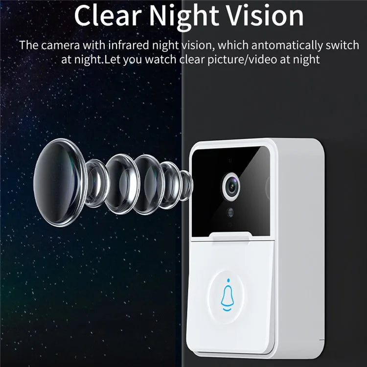 X3 Tuya WiFi Video Intercom Wireless Home Doorbell with Remote App Control