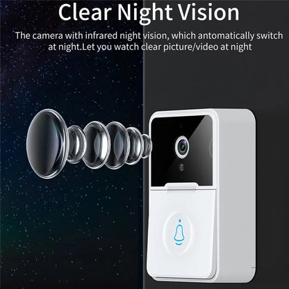 X3 Tuya WiFi Video Intercom Wireless Home Doorbell with Remote App Control