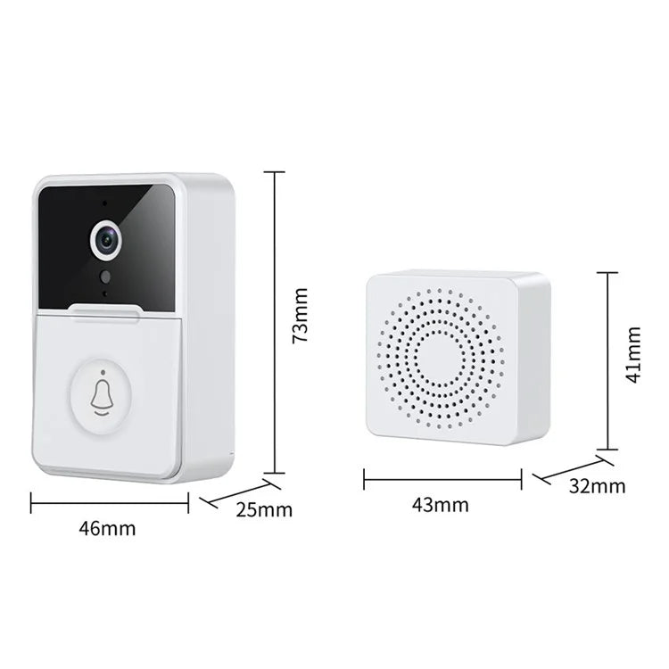 X3 Tuya WiFi Video Intercom Wireless Home Doorbell with Remote App Control