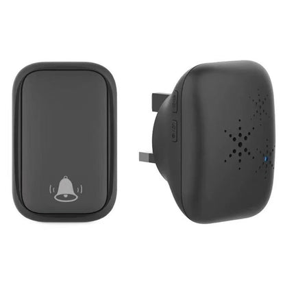 WHM01 UK Plug Adjustable Volume Door Bell Kit with 1 Transmitter+1 Receiver