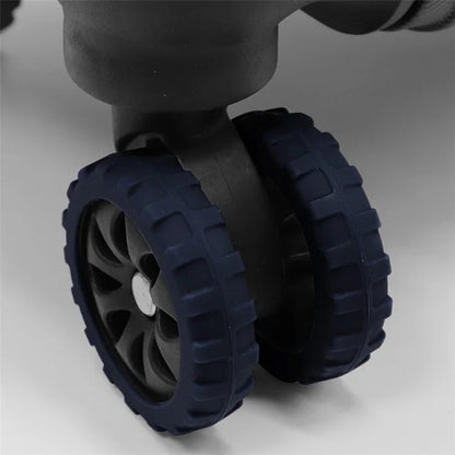 8Pcs Luggage Wheels Protector Reduce Noise Silicone Wheels Caster Shoes, Size S