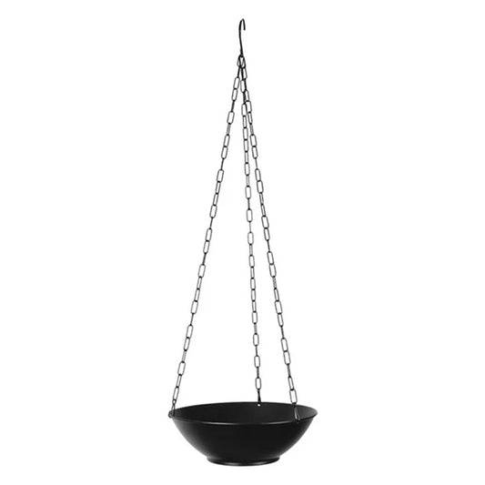 001-DL-01 Iron Hanging Flower Pot Indoor Outdoor Balcony Potted Plant Display Basket