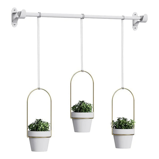 001- ZJ-SS01 Hanging Planters 3-in-1 Indoor Plant Flower Pot Holder