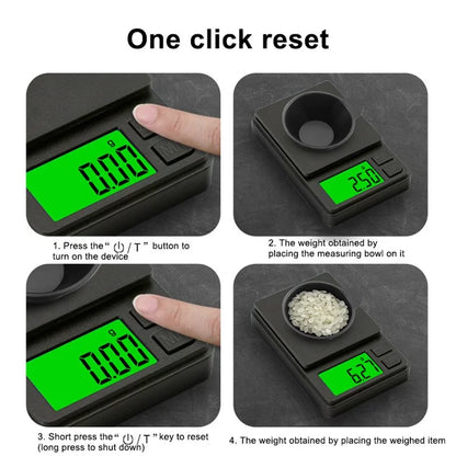 500g / 0.01g High Precision Mini Food Scale Digital Electric Kitchen Scale