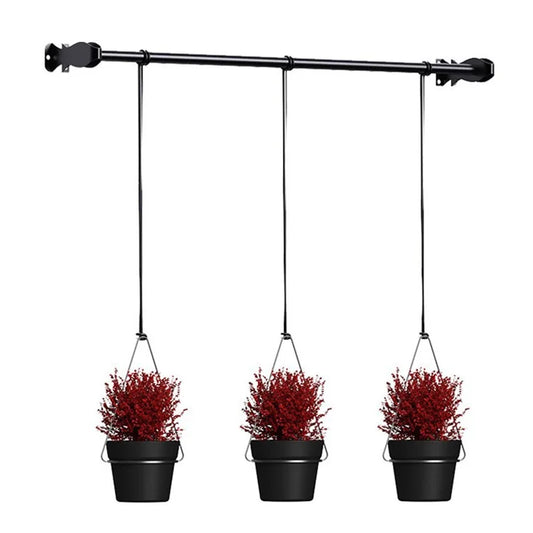 001-ZJY-ST3J ZJY-ST3H Set of 3 Hanging Flower Pot Holder Wall-Mounted Planters Hanger