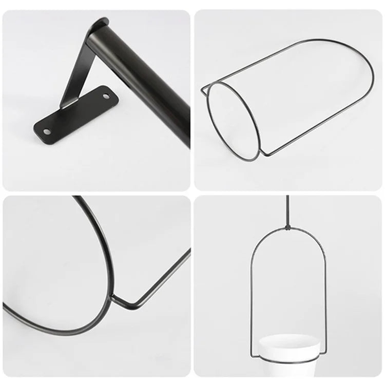 001- XG-5P Hanging Flower Pot 5-in-1 Wall Hanging Pothos Plant Basket